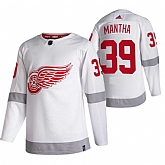 Detroit Red Wings 39 Anthony Mantha White Adidas 2020-21 Reverse Retro Alternate Jersey Dzhi,baseball caps,new era cap wholesale,wholesale hats